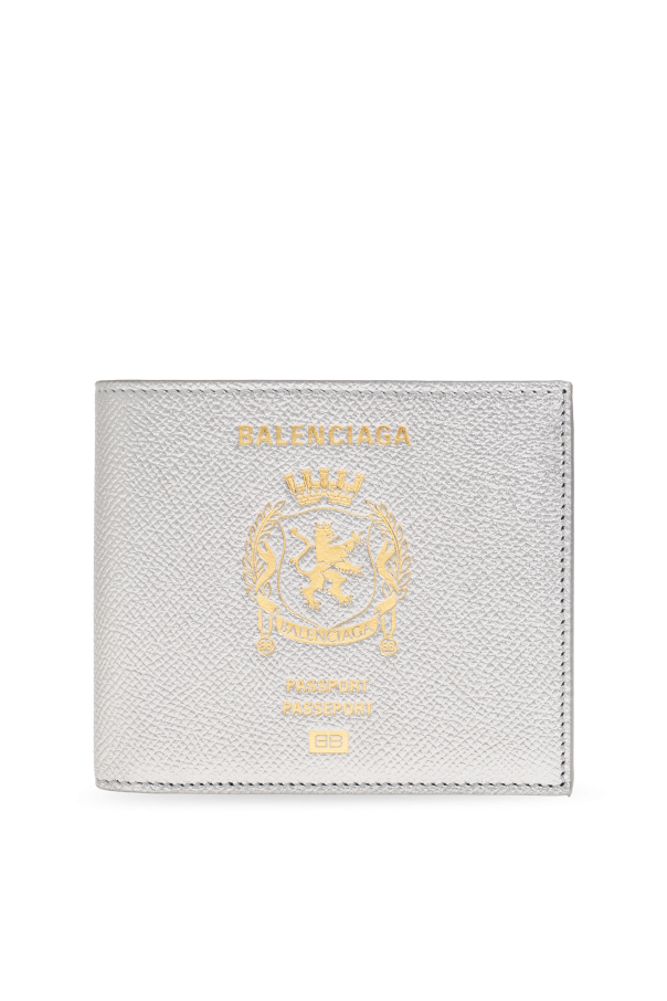 Leather wallet with logo od Balenciaga