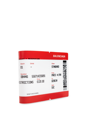 Balenciaga Lederportemonnaie mit Aufdruck