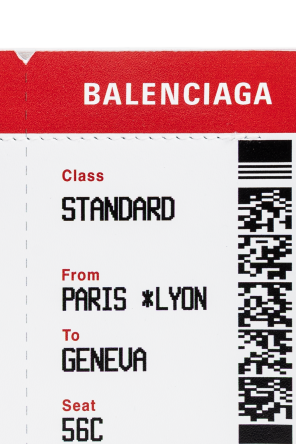 Balenciaga Lederportemonnaie mit Aufdruck