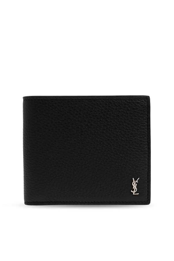 Leather wallet with logo od Saint Laurent