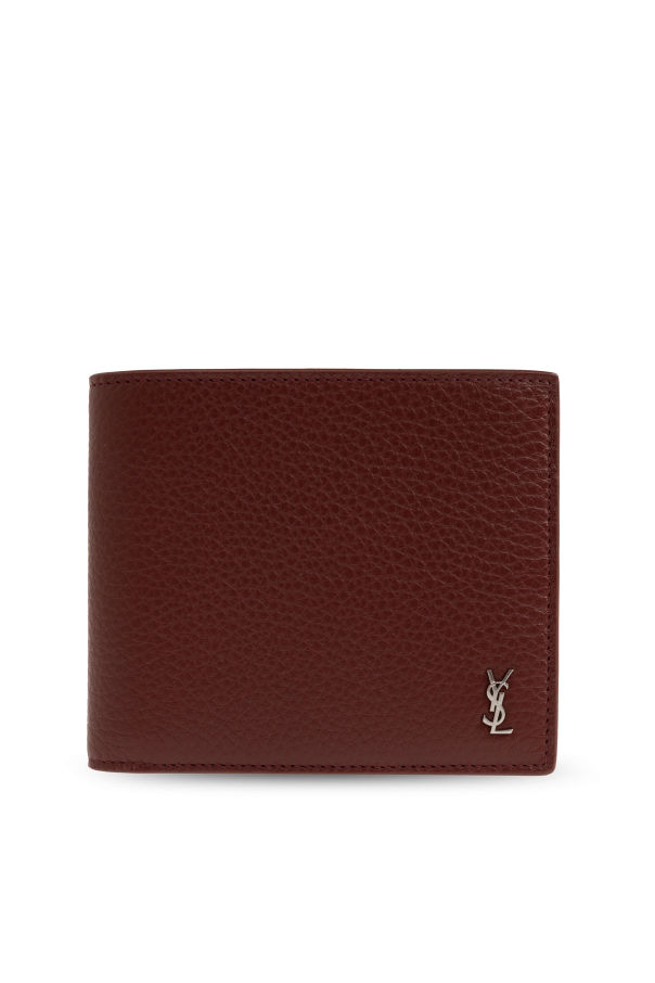 Leather wallet with logo od Saint Laurent
