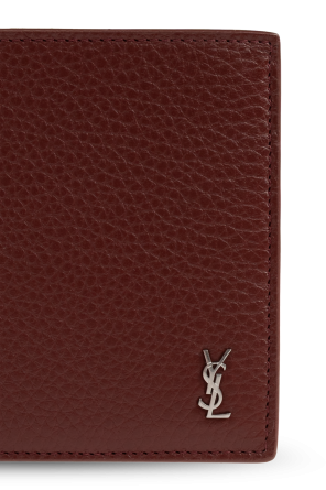 Saint Laurent Leather wallet with logo