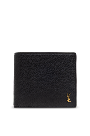 Cartera de cuero plegable