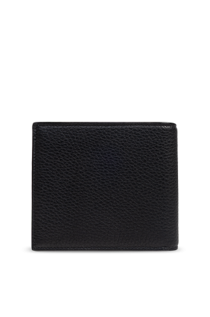 Saint Laurent Cartera de cuero plegable