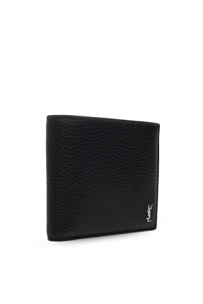 Saint Laurent Leather wallet with logo