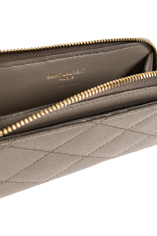 Saint Laurent Leather card holder 'Cassandre'
