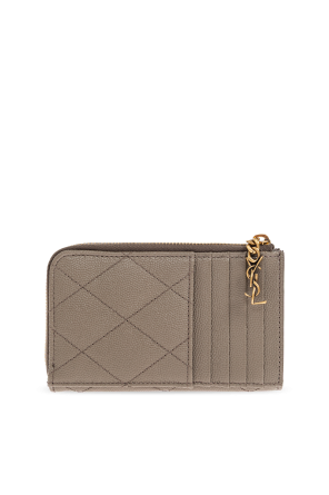 Saint Laurent Leather card holder 'Cassandre'