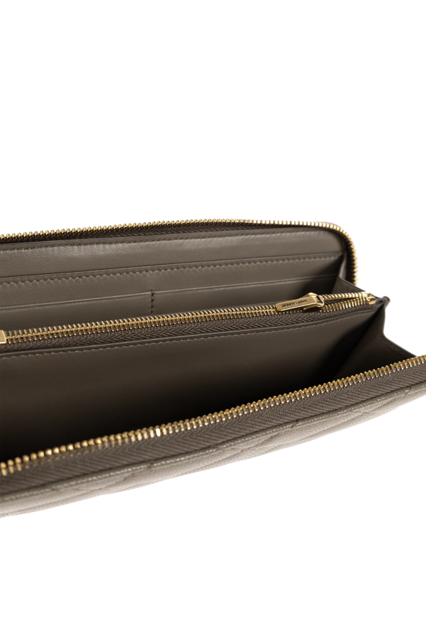 Saint Laurent "Cassandre Bijou" leather wallet