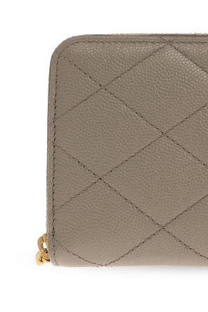 Saint Laurent "Cassandre Bijou" leather wallet