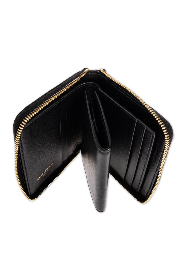 Saint Laurent Cartera de cuero