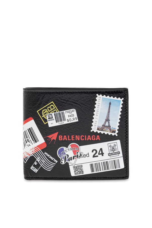 Leather wallet with logo od Balenciaga