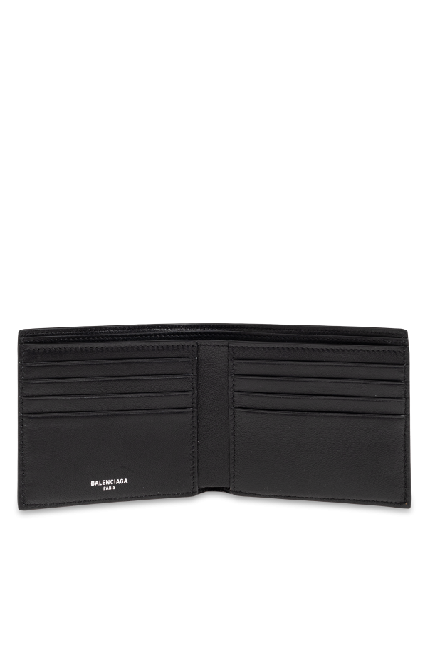 Balenciaga Leather wallet with logo