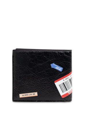 Balenciaga Leather wallet with logo
