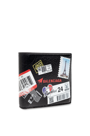 Balenciaga Leather wallet with logo