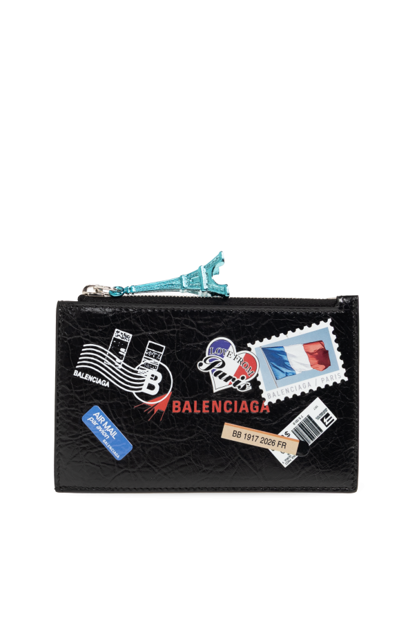 Leather card holder od Balenciaga