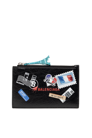 Estuche de cuero para tarjetas