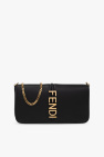 Fendi Pre-Owned Zucca FF plaque mini Croissant handbag Brown