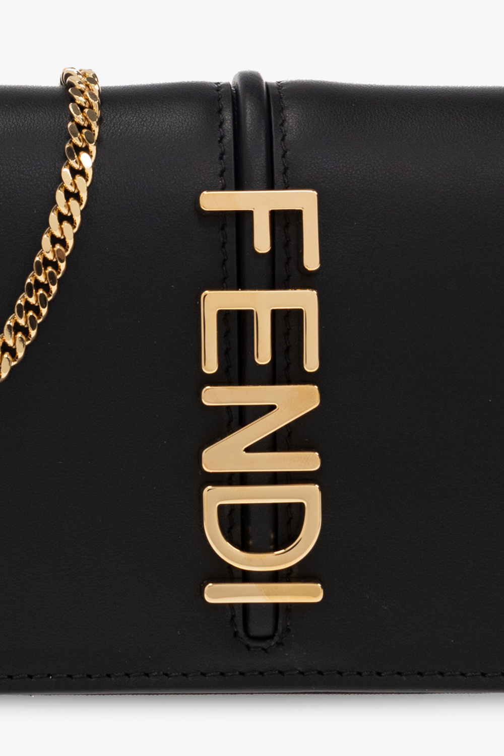 Fendi - Fendigraphy Leather Chain Wallet