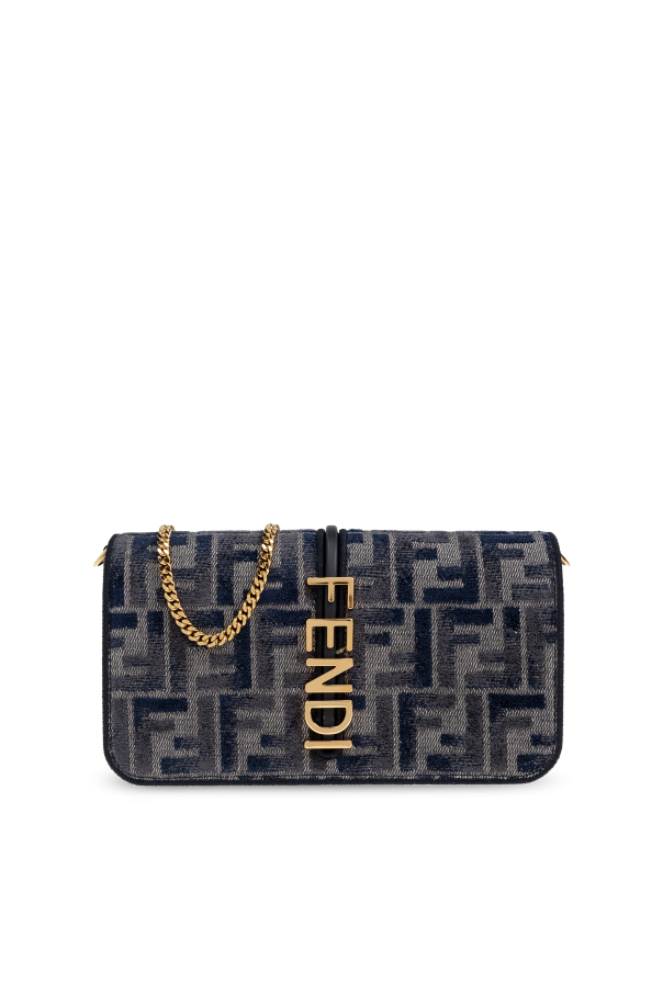 Fendi Portfel na łańcuchu `Fendigraphy`