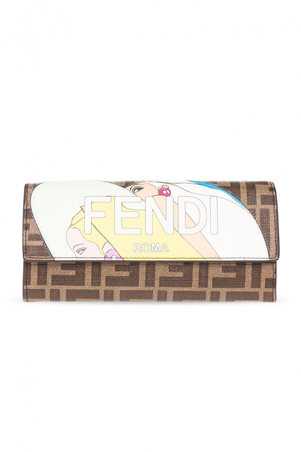 fendi Fluo Printed wallet