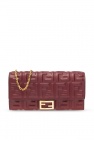 Fendi 3 Jours handbag in black leather and red leather