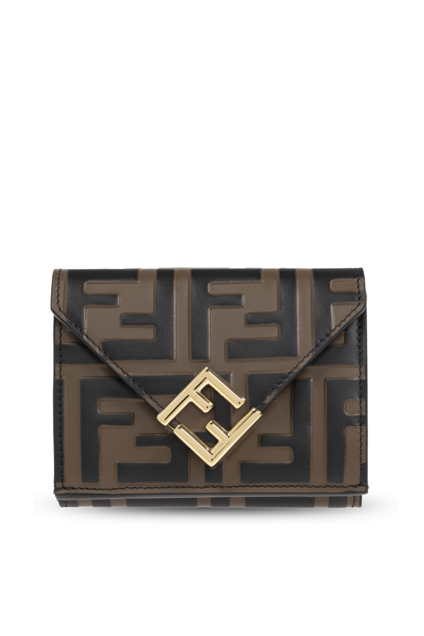 Fendi Leather wallet with monogram