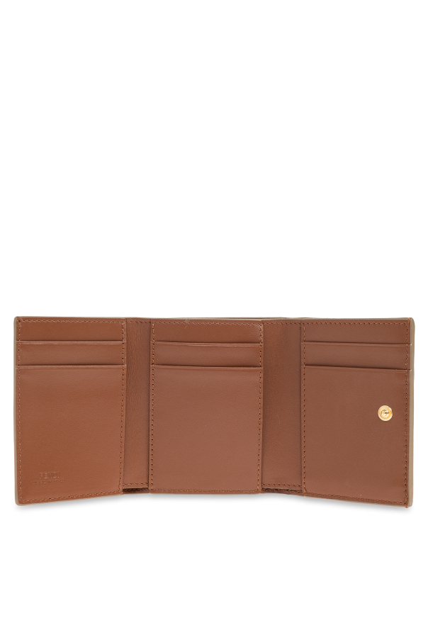 Fendi Leather wallet with logo
