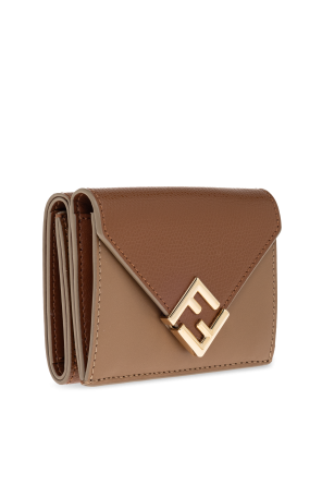 Fendi Leather wallet with logo