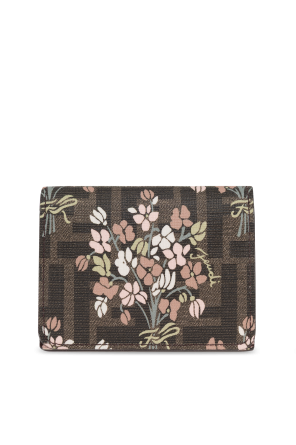 Geldbörse mit Blumenmotiv