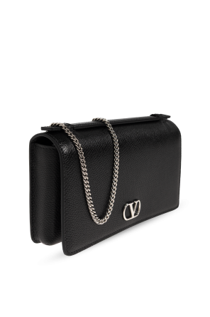 Valentino Garavani Leather wallet with chain