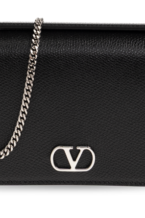 Valentino Garavani Leather wallet with chain