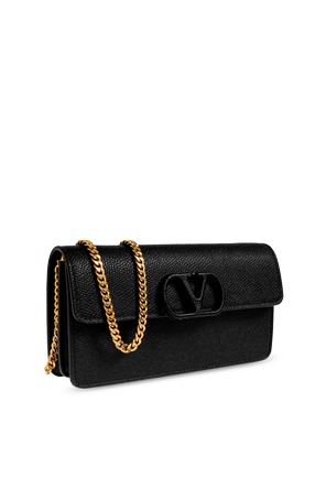 Valentino Garavani Cartera de cuero con cadena