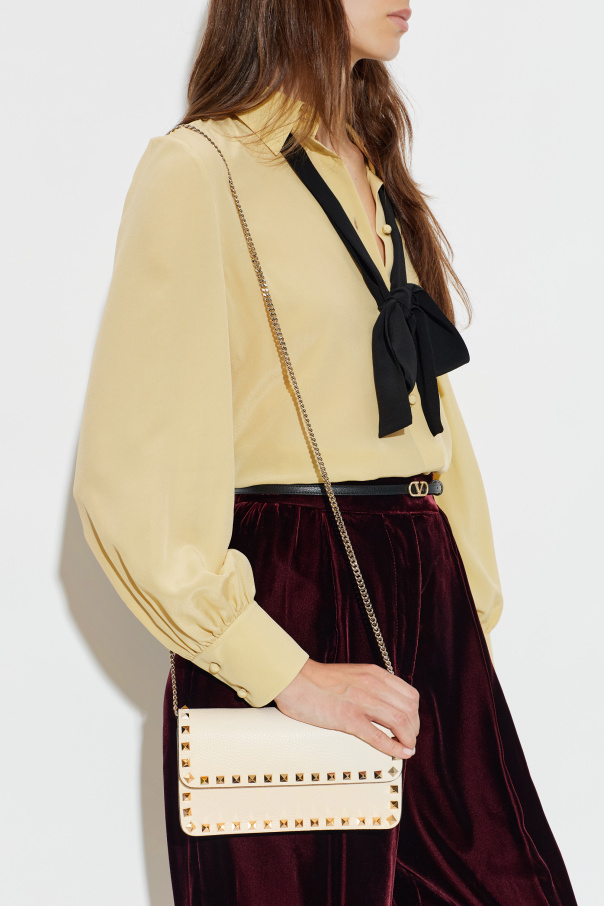 Valentino Garavani Brieftasche an Kette mit Nieten