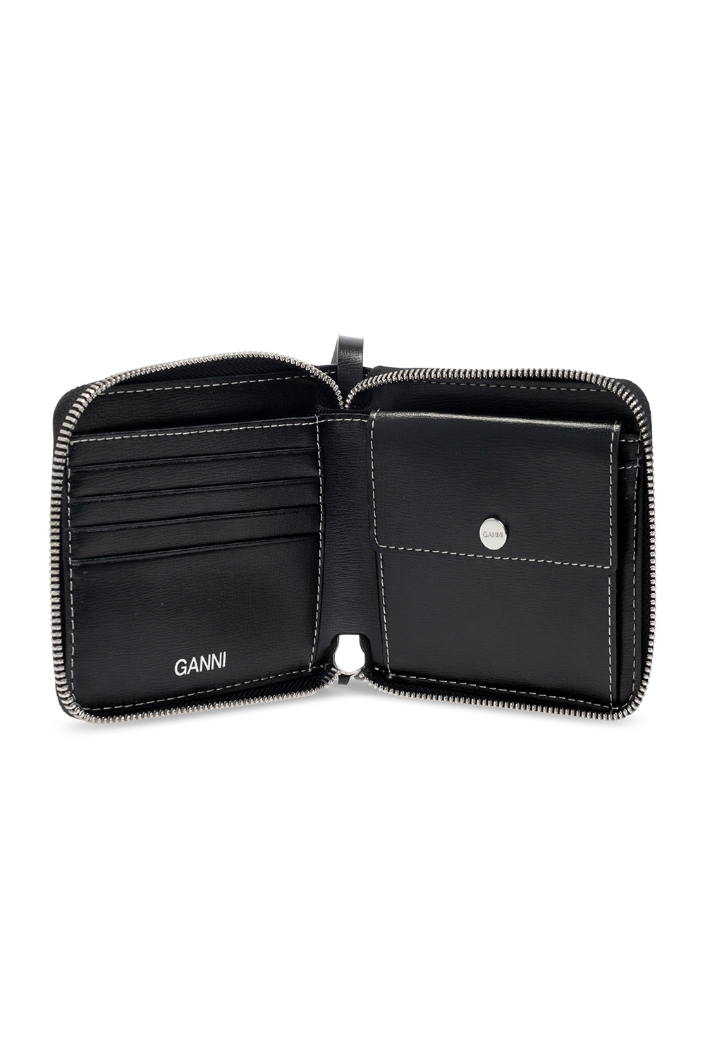 Ganni Strapped wallet