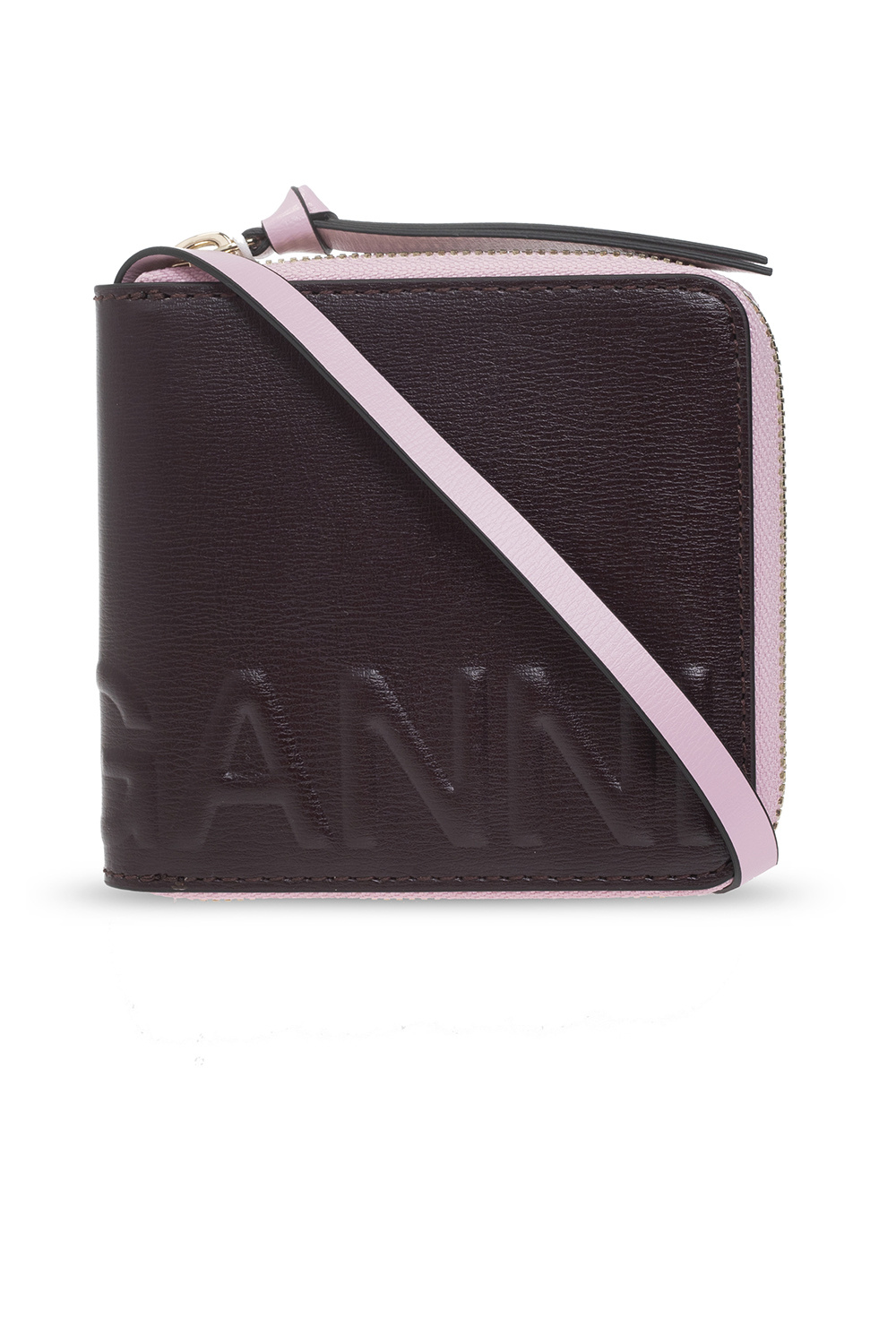 Ganni Strapped wallet