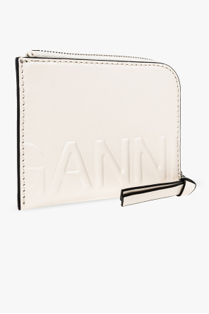 Ganni Card case with logo