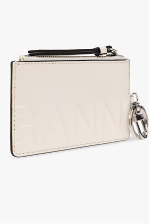 Ganni Card case with logo