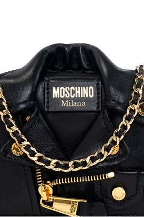 Moschino ‘Biker Micro’ shoulder avio bag