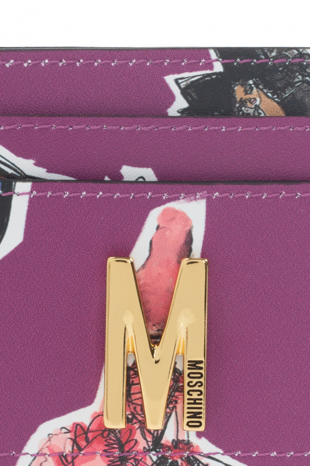 Moschino Card holder with logo