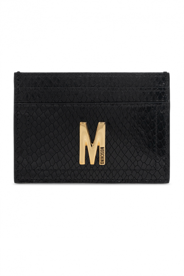 Moschino Card holder with logo