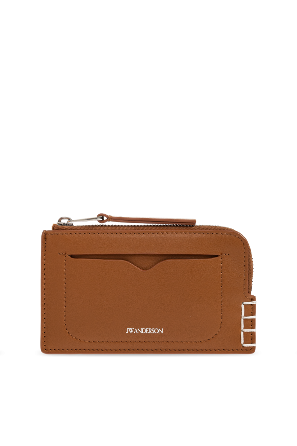 Leather cardholder with logo od JW Anderson