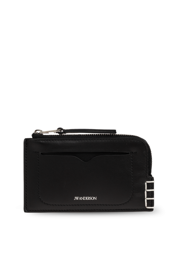 Leather card holder with logo od JW Anderson
