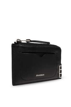 JW Anderson Leather card holder with logo