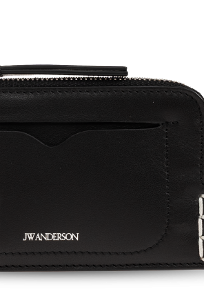 JW Anderson Leather card holder with logo