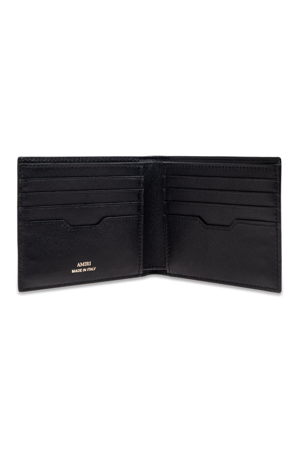 Amiri Leather wallet with logo