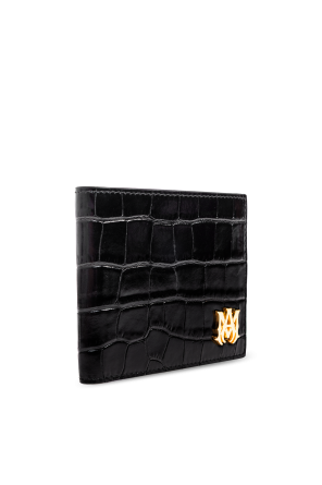 Amiri Leather wallet with logo