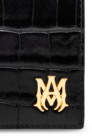 Amiri Leather wallet with logo