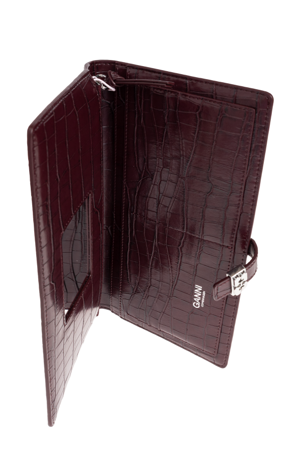 Ganni Portemonnaie aus Eco-Leder