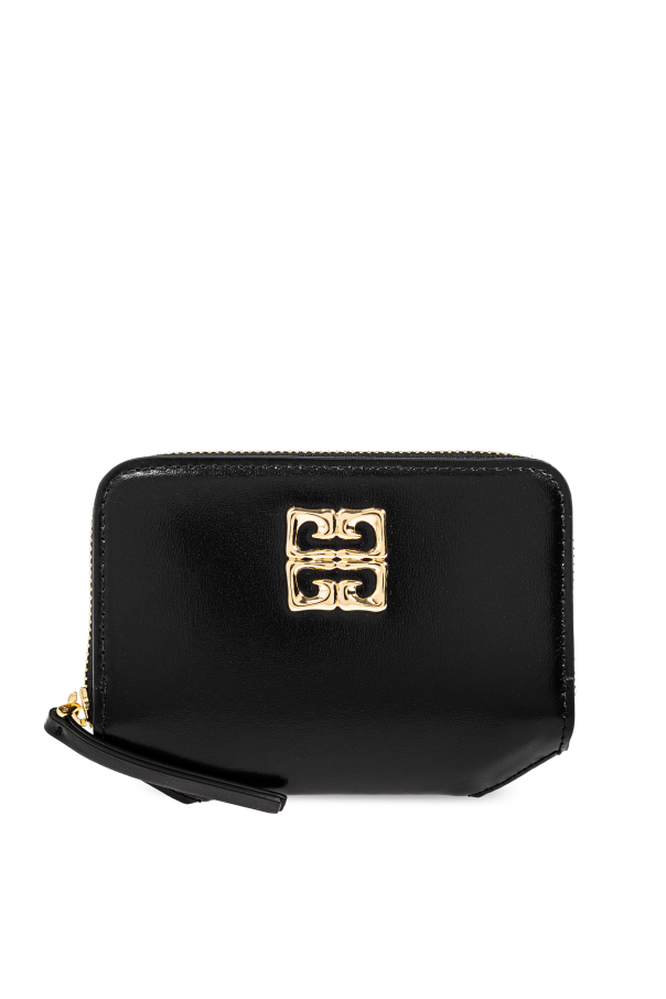 Givenchy Leather wallet with logo-shaped applique