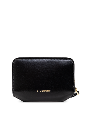 Givenchy Leather wallet with logo-shaped applique